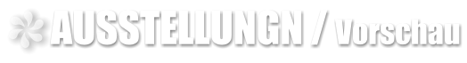 AUSSTELLUNGN / Vorschau